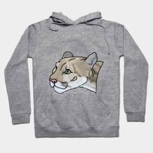 Onça parda, moutain lion, cougar Hoodie